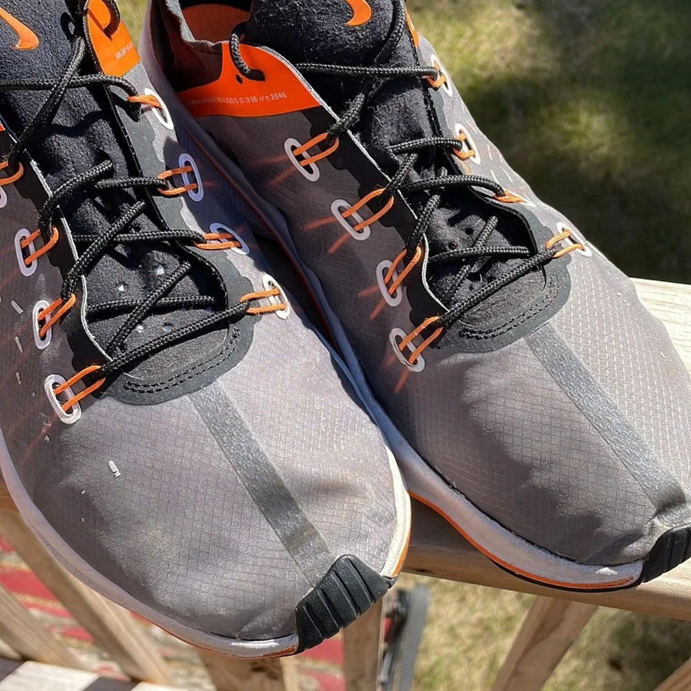 Mens Nike Sneakers- EXP- X14 SE Black/Orange/ White  Size 13 - Picture 2 of 14